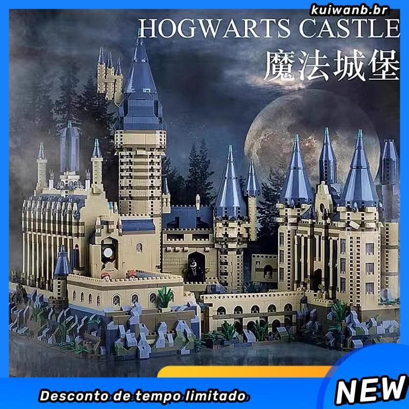 Harry Potter Super Montado Construction Mo dels , Contendo 4 Caracteres , 2.000 Peças De Blocos De Construção .