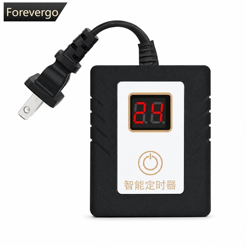 FOREVERGO Interruptor De Temporizador Inteligente De Ciclo 24 Horas Para Luz De Aquário Bomba UV Tomada Diária De Econom