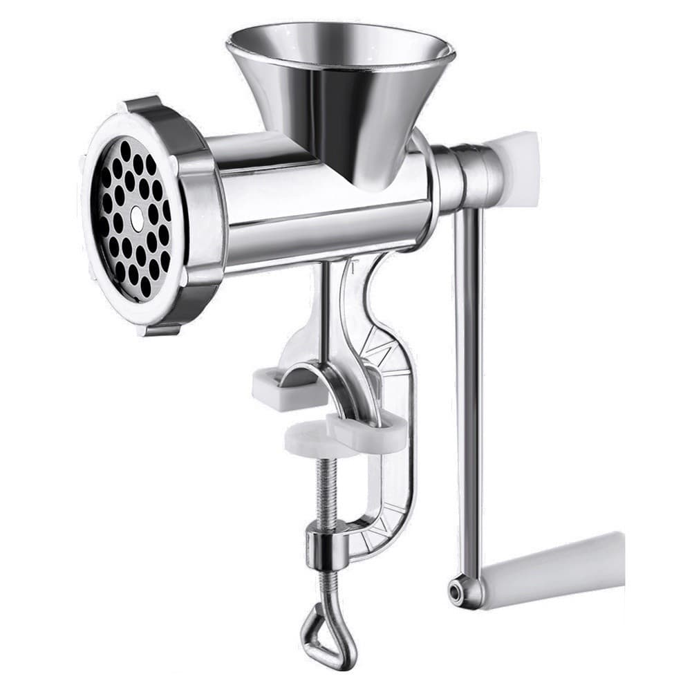 Moedor de Carne Manual em Liga de Alumínio JHP-12 - 270mm x 160mm x 95mm. P.QIU