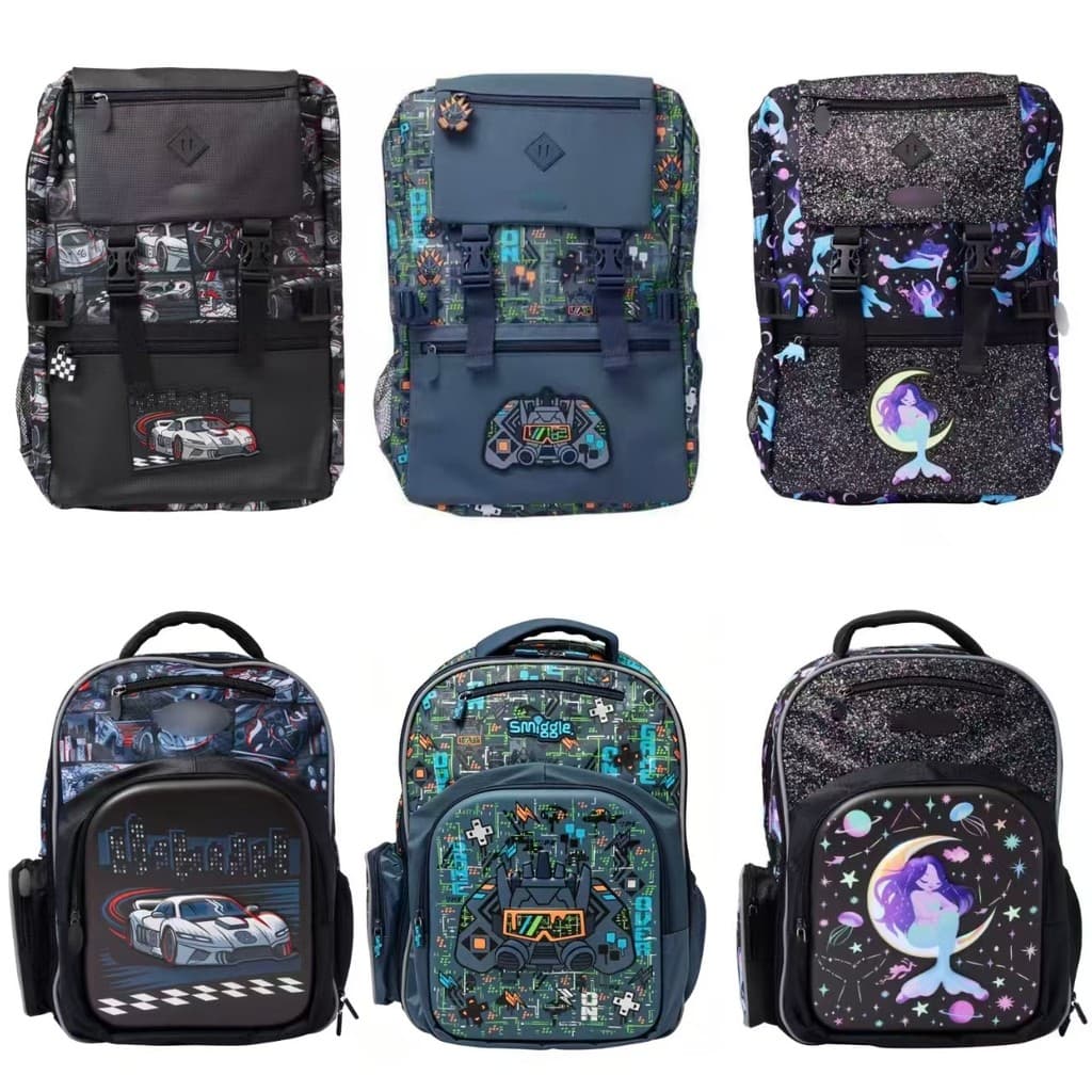 Bolsa mensageiro australiana com fivela dupla, estudante, crianças, proteção para coluna, bolsa mensageiro