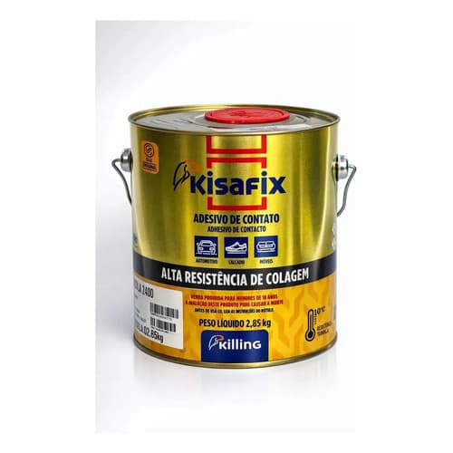 Cola De Contato Alta Temperatura 2400 2,8lp/ Pistola Kisafix