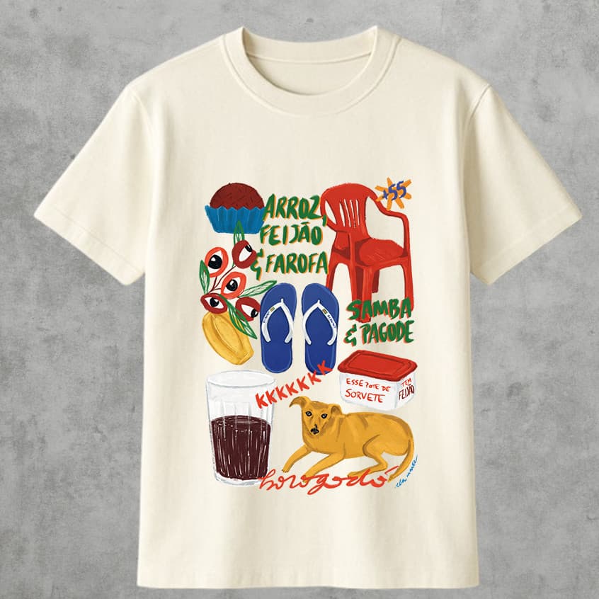 Camiseta Básica Masculina Brasilidade Cachorro Caramelo Blusa Café Brasil Verão Moda Praia Meme