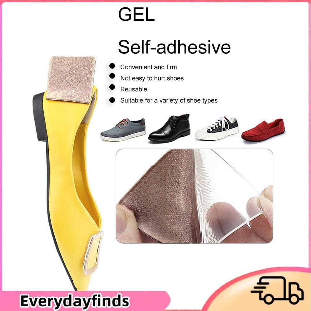 Everydayfinds-br Everydayfinds-br Almofadas de calcanhar para sapatos Palmilhas de aumento de altura 4 camadas Boosters