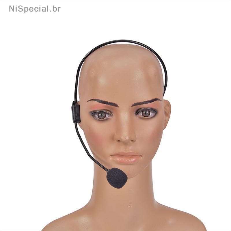 [Nis] Microfone Fone De Ouvido Portátil Com Fio Condensador Ja De 3.5 Mm Universal [BR]
