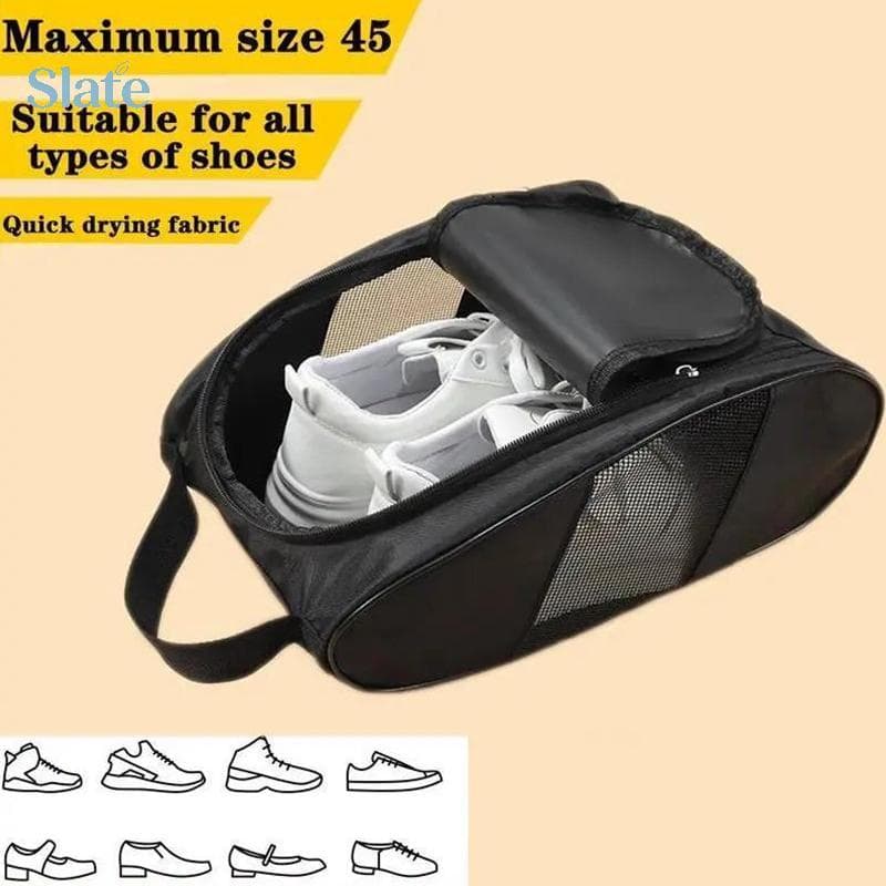 Slate Portátil Saco De Sapato De Golfe Oxford Pano Transportadora Sacos Respirável Leve Bolsa À Prova De Poeira Futebol