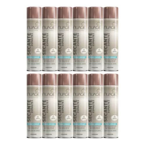Kit 12 unidades - Spray Secante para Esmaltes Nuage 400ml