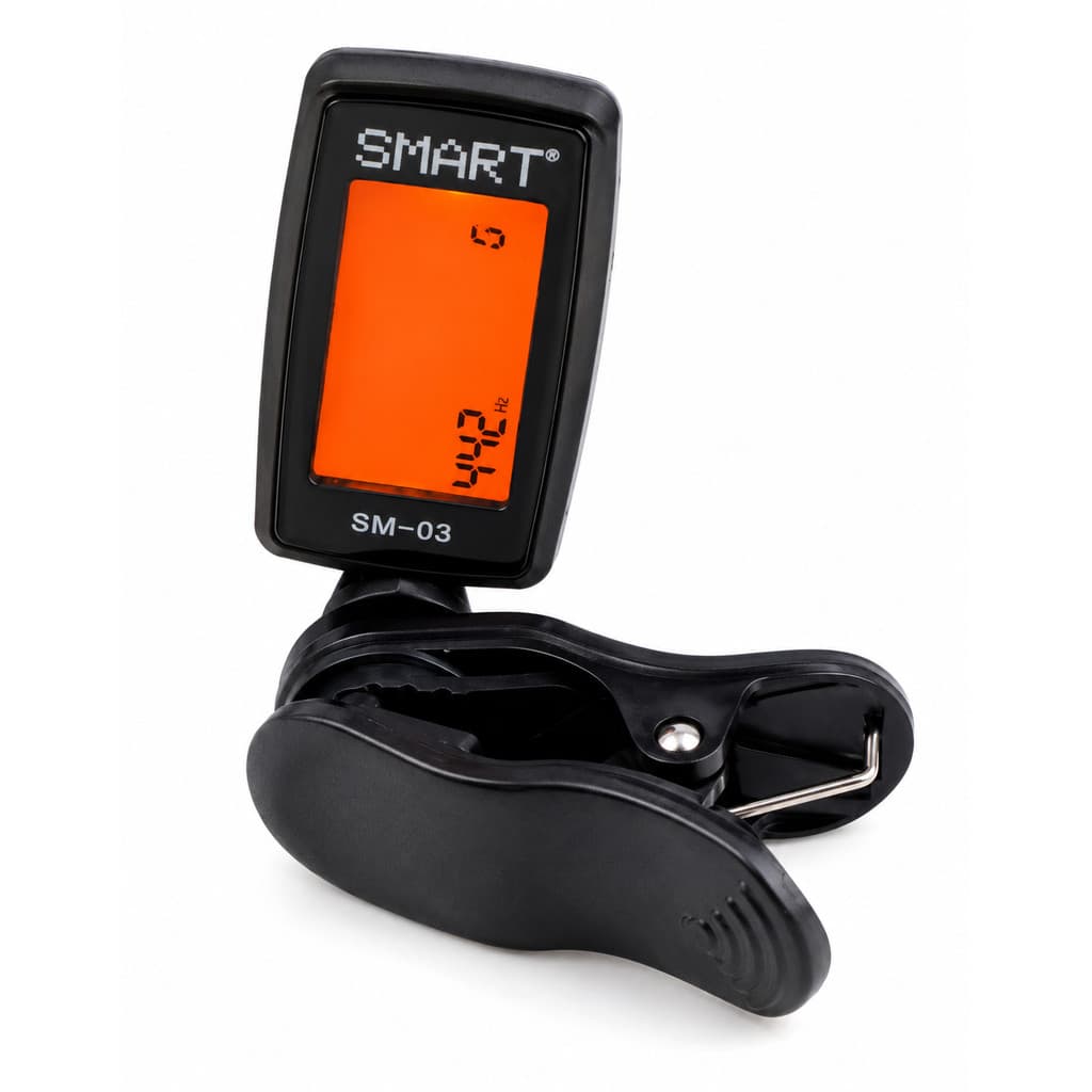 Afinador Digital Cromático Clip SM-03 Violão Guitarra Baixo Ukulele