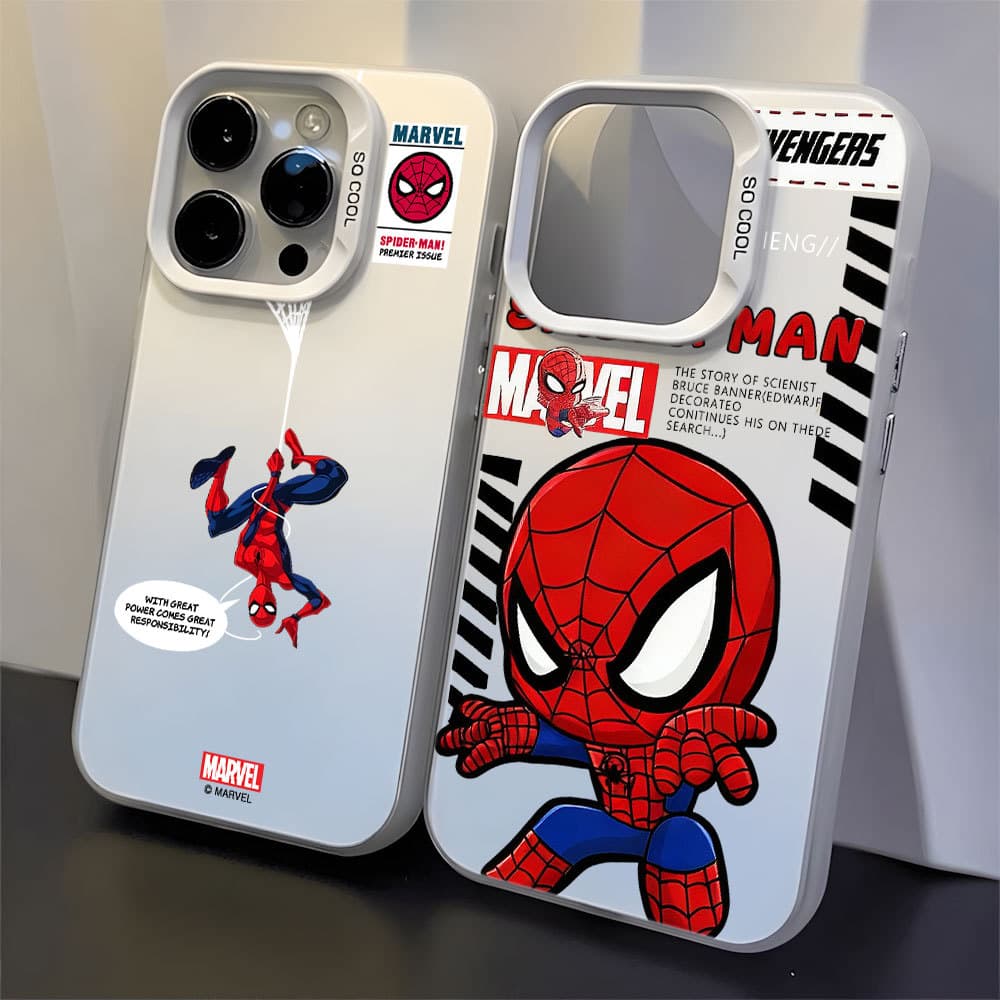 Marvel Homem-Aranha Capa Para IPhone 17 13 12 11 Normal X XR XS 8 7 15 14 16 PRO MAX PLUS Air Capinha