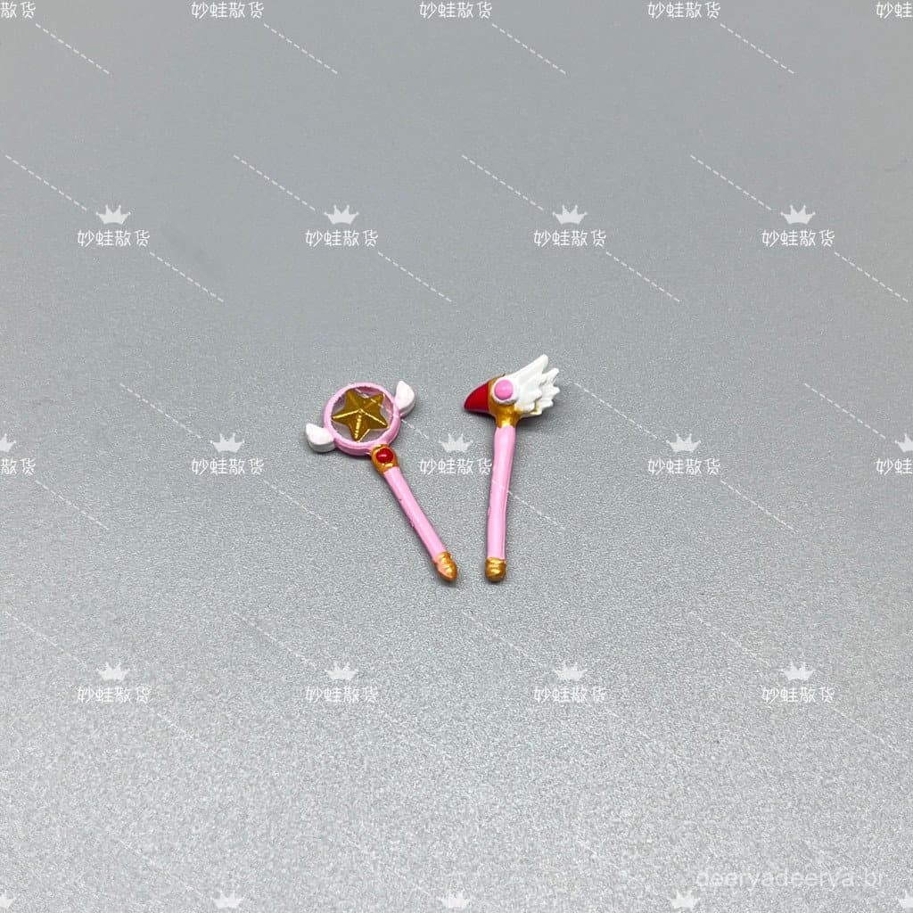 Novos produtos soltos: Mini bastão em formato de cabeça de pássaro do Cartoon Cardcaptor Sakura, acessórios de cola crem