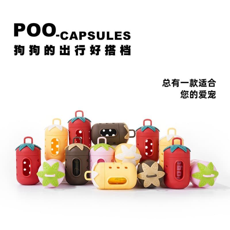 Saco de Lixo para Dejetos de Animais de Estimação - Gadget DIY para Passeios ao Ar Livre com Furos - Saco de Lixo Perfum