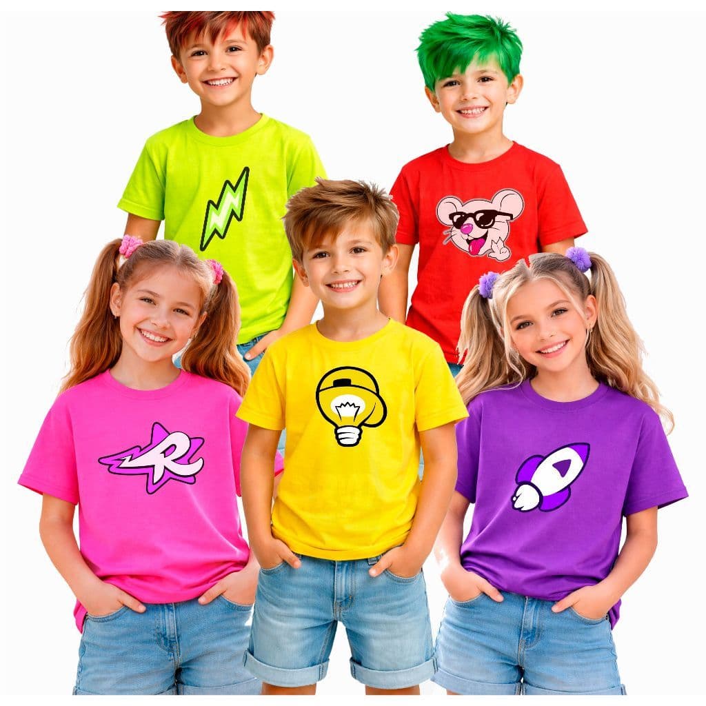 Camiseta Emilly Vick Katlen Void Leozin Robson Rato 100% Algodão Presente YouTuber tendencia
