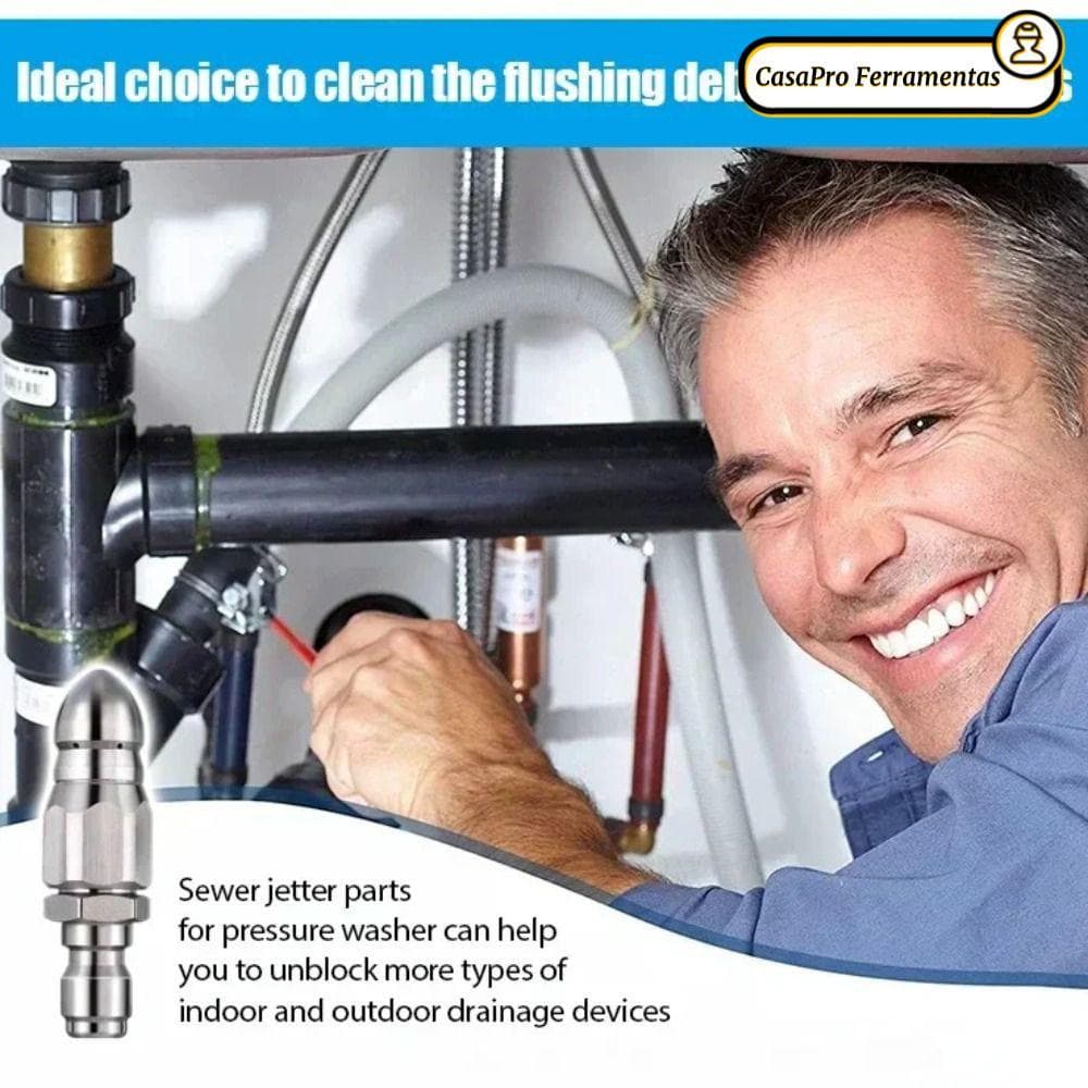 Bocal De Lavadora De Pressão SUNSHINY , Bico Pulverizador De Alta De Plugue Rápido De 5000psi 1/4 " , Cabeça De Mouse