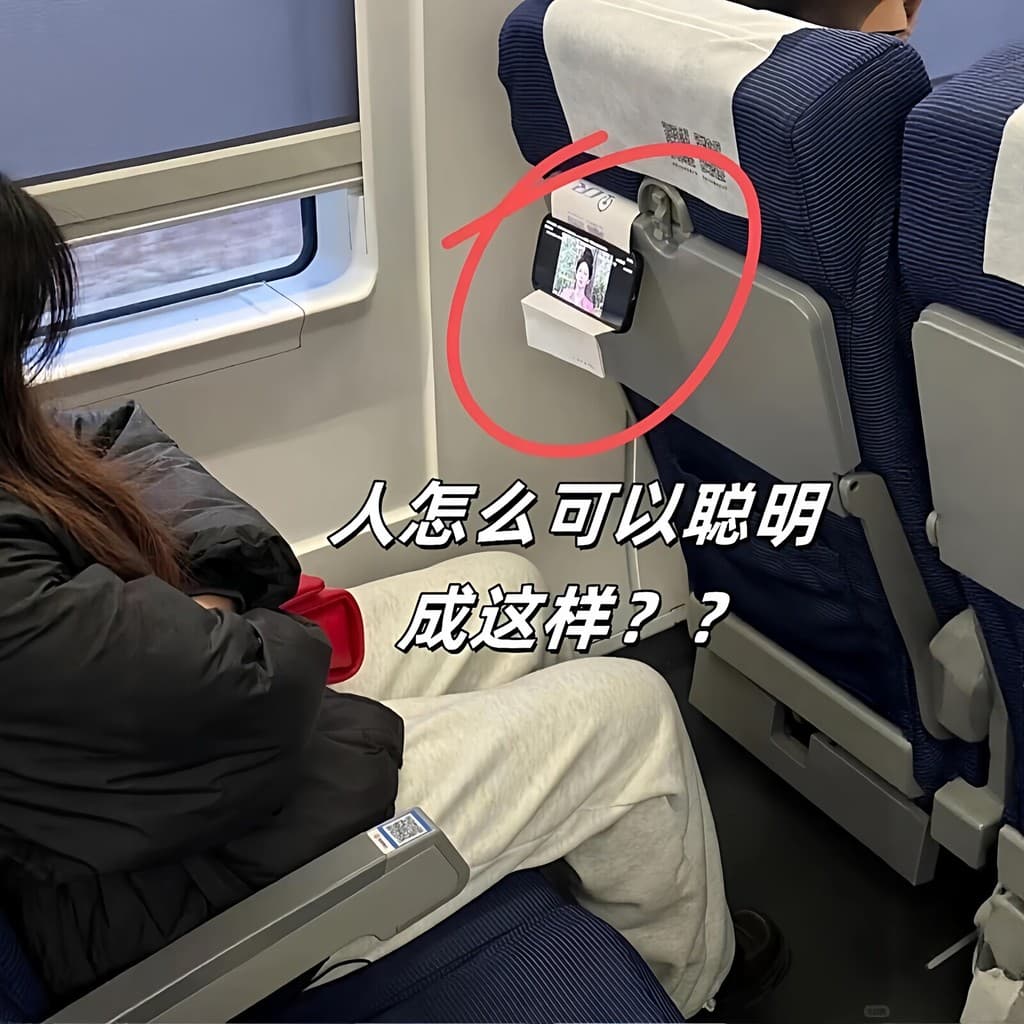 Avião de alto trilho Drama suporte do telefone móvel magnético viagem portátil dobrável 2026 novo estilo ao ar livre Sel