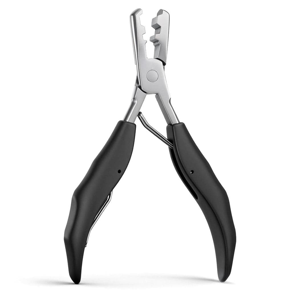 Alicate Multifuncional para Extensões de Cabelo, Removedor de Extensões K-tip, Mini Alicate com 3 Furos para Abertura e