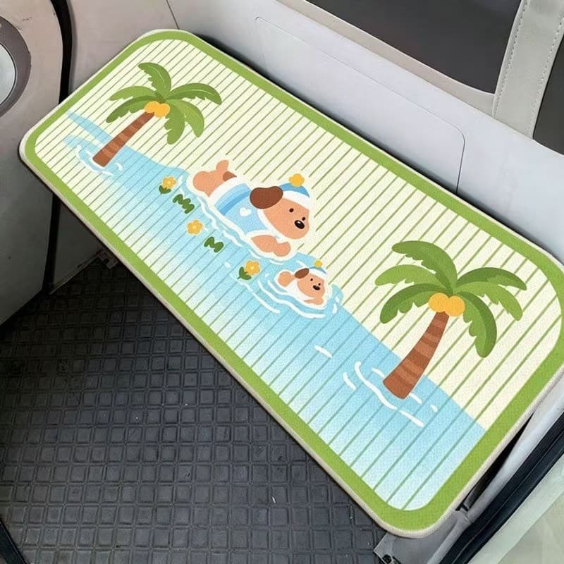 Almofada de assento para triciclo elétrico em seda gelada, fresca e elegante para o verão, para uso doméstico, decoração