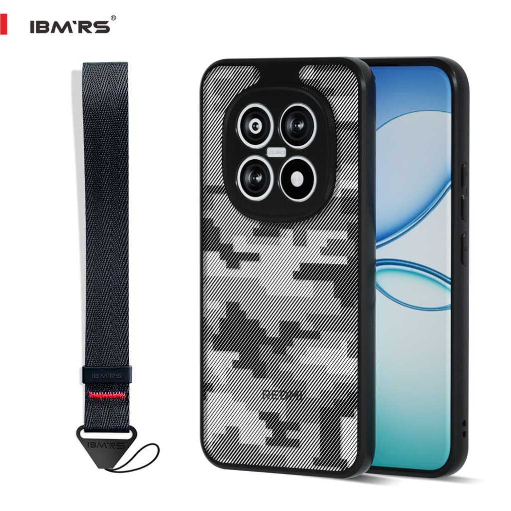 Capa Camuflada Para Redmi Note 15 Pro + , À Prova De Choque + Cordão