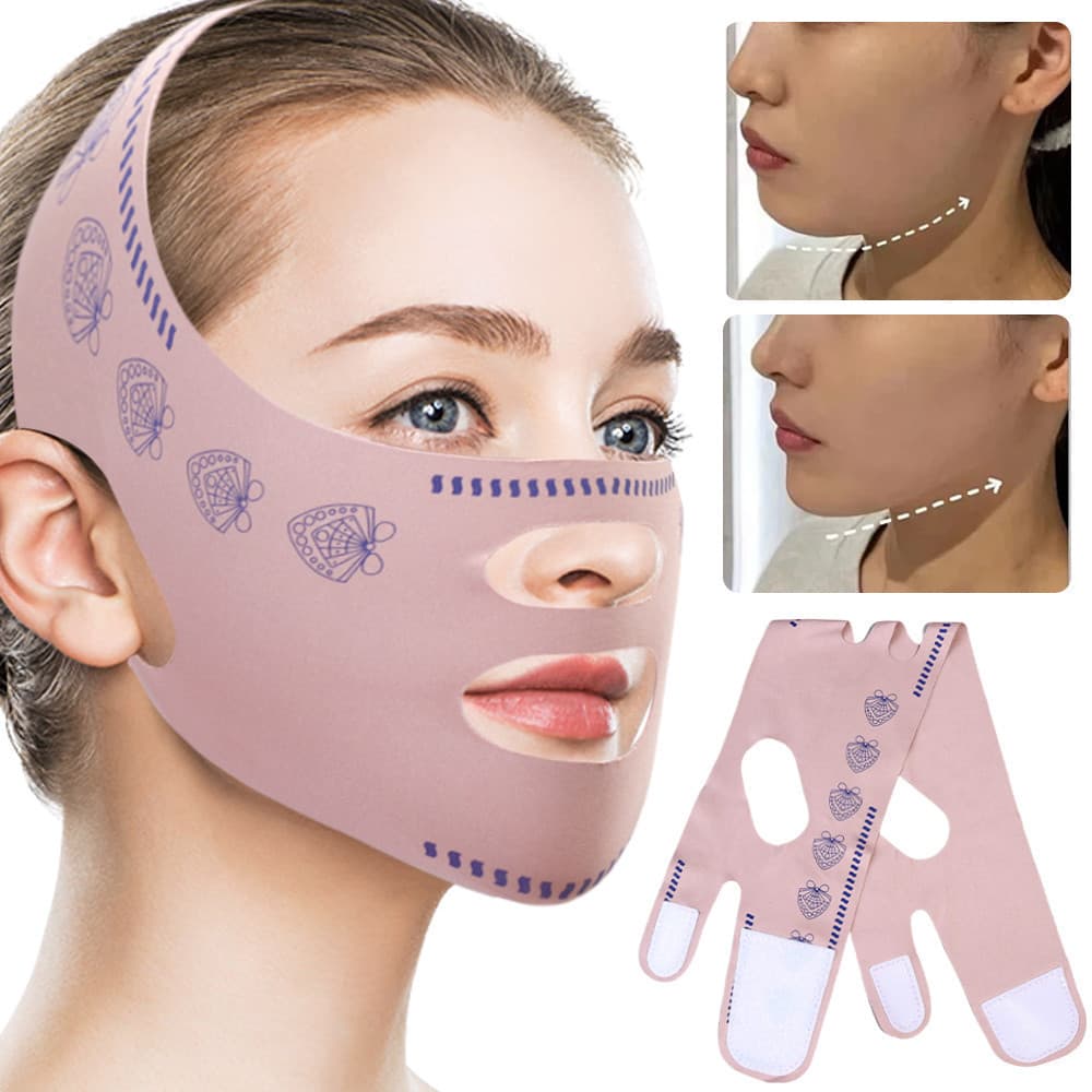 Máscara De Lifting Facial Fina E Respirável , Antirrugas , Reduz O Queixo Duplo , Para Uso Em Dormir