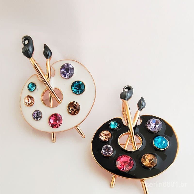 Broches para homens e mulheres, broches esmaltados, de alta qualidade com strass, acessórios criativos estilo broche, br