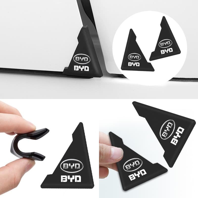 [Byd] 2 peças/conjunto de adesivos para para-choque de porta de carro, para-choque, barra de canto de porta de carro, an