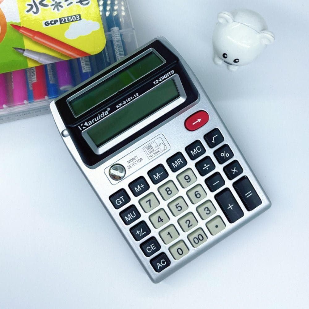 Calculadora De 12 Dígitos , Financeira De Tela Grande Com Dupla , Cálculo Eficiente