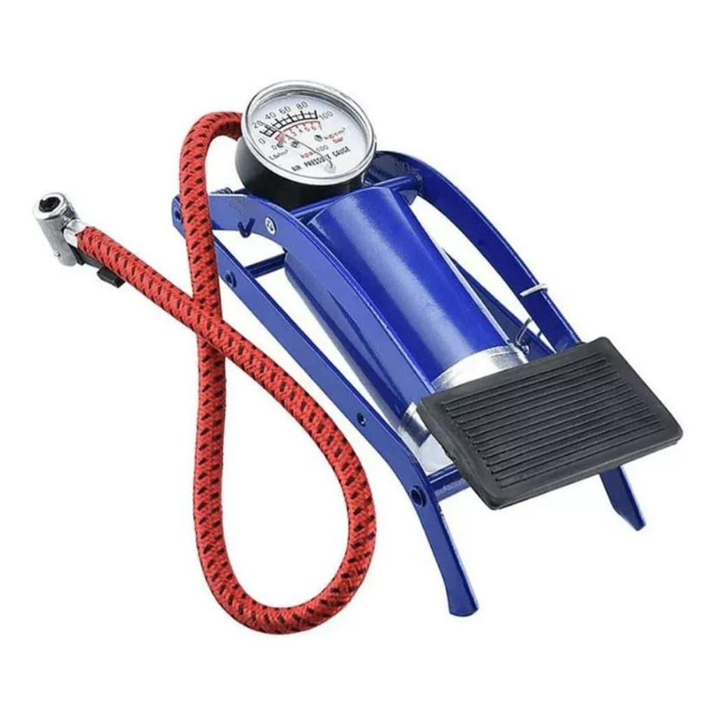 Bomba De Ar Com Pedal Tanque Alta Pressão Para Encher Pneus Bike Carro Bicicleta Bola Colchão LKD-210