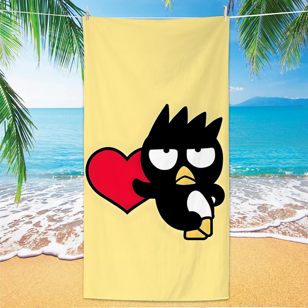 Uma peça legal pinguim toalha de praia Digital impresso microfibra toalha de praia única face veludo toalha absorvente d