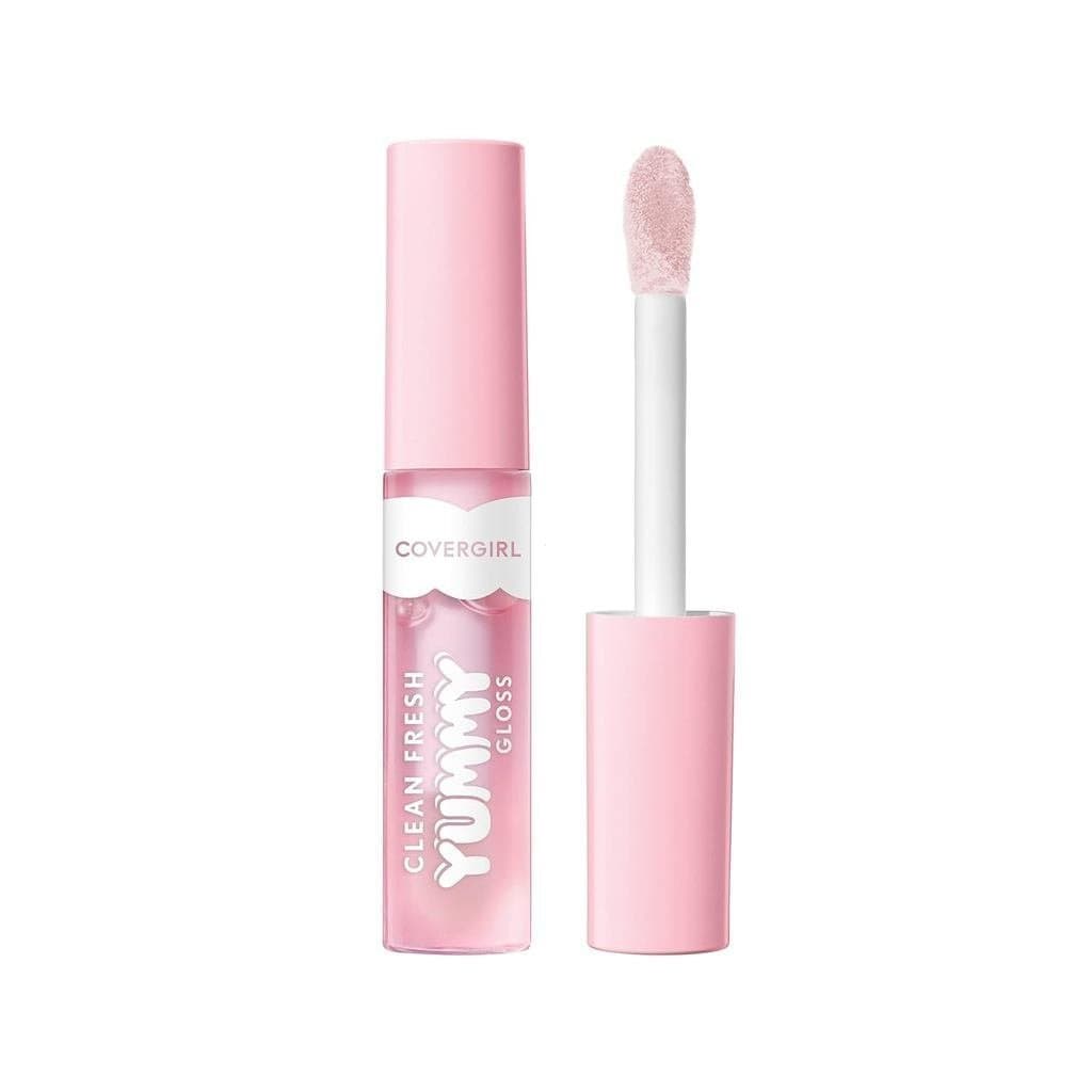 COVERGIRL Gloss Labial Fresco e Delicioso, Transparente, Perfumado, Fórmula Vegana-100, Let'sGetFizzical, 0,33 onças VEA