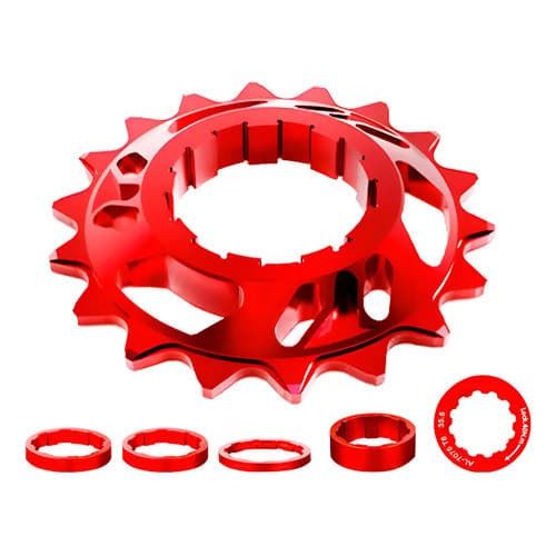 Catraca K7 Aluminio 18d Tanke P/ Bike Mtb 7-12 Velocidades Vermelho