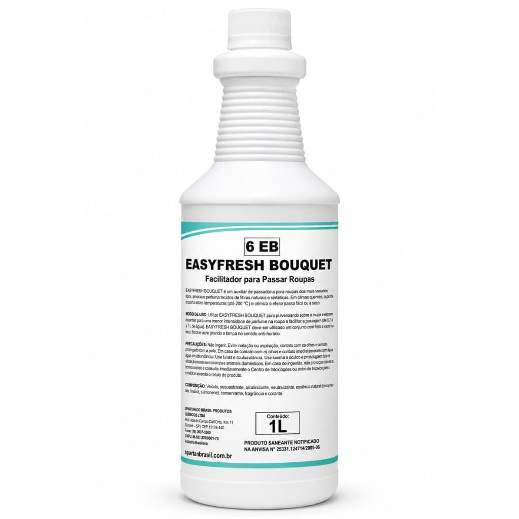 Easy Fresh Bouquet Spartan Facilita Passar Roupa Perfumado Amacia Protege Desamassa 1L