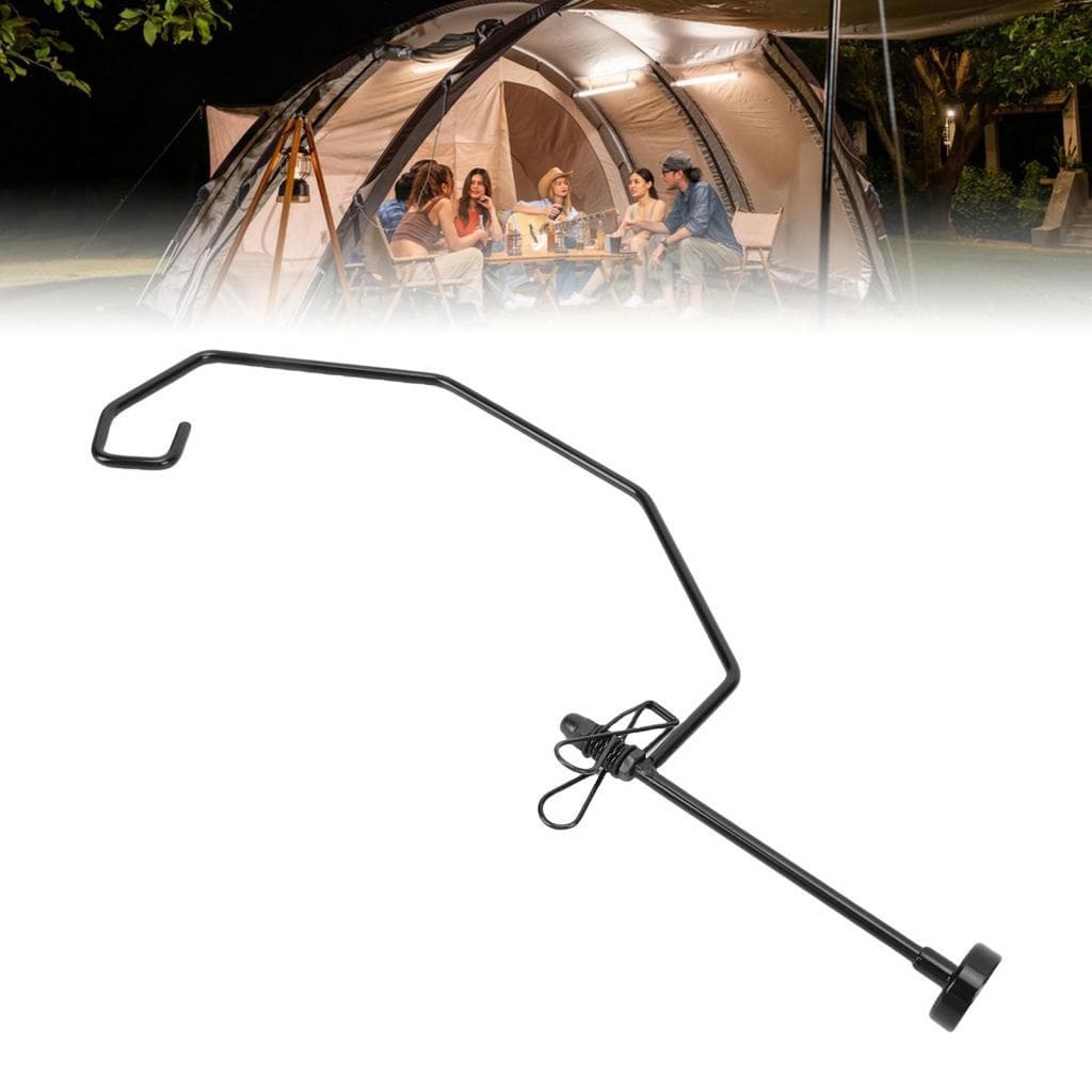 Suporte de lanterna de acampamento de ferro durável Mingzhe com base magnética ideal para
