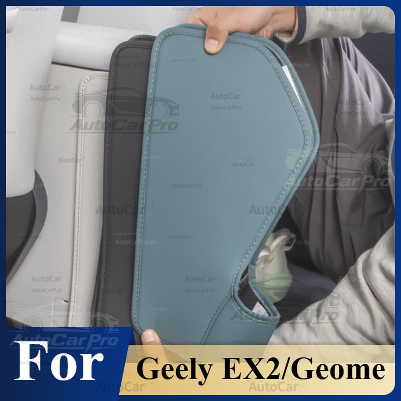 Protetor Traseiro de Couro para Geely EX2 – Almofada Anti-Pontapé para Saída de Ar, Adesivo Forte 3M HYDK