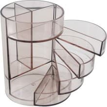 Deli porta-canetas Deli 906 porta-canetas Deli porta-canetas multifuncional porta-canetas transparente porta-canetas de