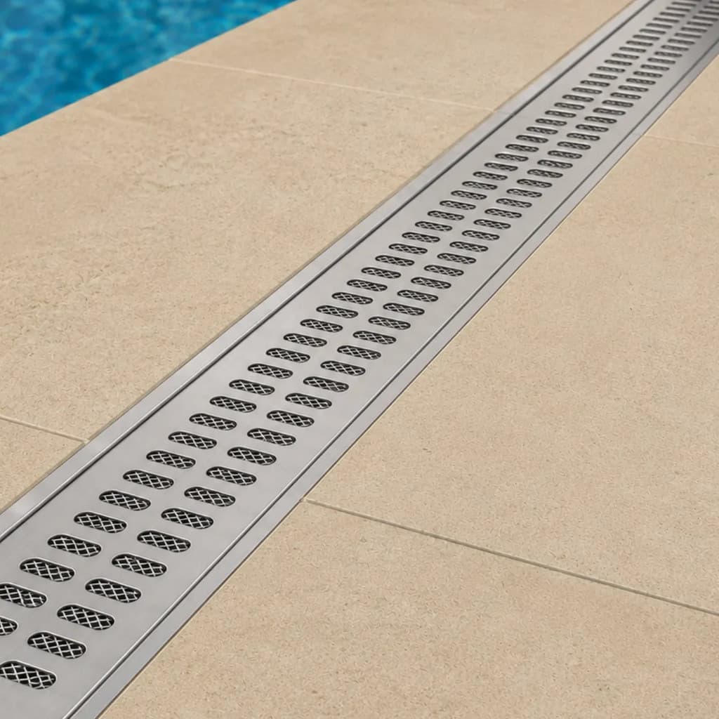 Ralo Linear 15x100 Inox 304 Grelha C/ Aro Tela Anti Inseto
