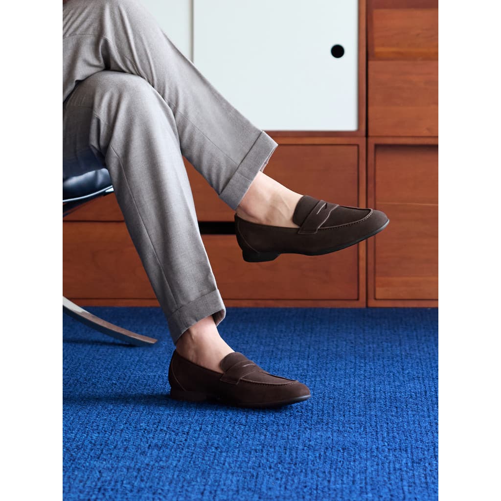 ThomWills Mocassins de camurça fosco couro genuíno de um Pedal novos sapatos masculinos verão sapatos casuais de couro s