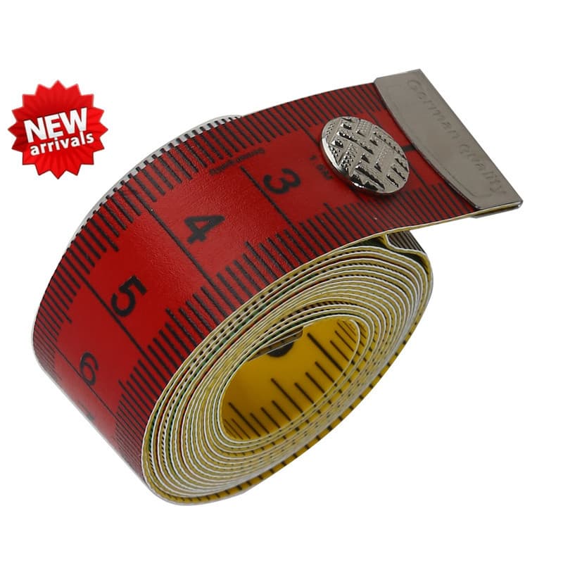 < YP > Cor 1.5 Metros Botão Dupla Face Fita Métrica Alfaiataria 150cm Régua