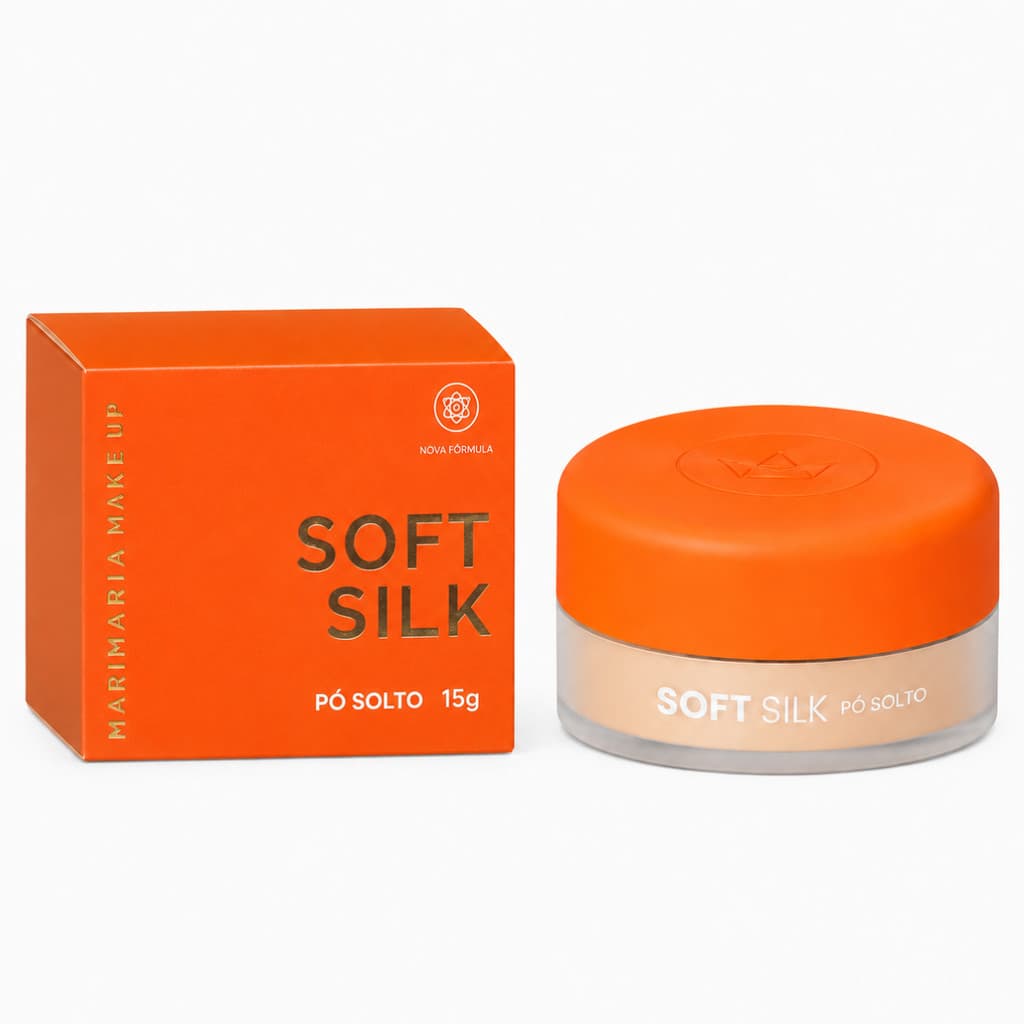 Pó Solto Soft Silk 15g Acabamento Aveludado Facial