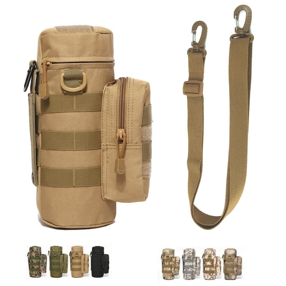 Bolsa Suspensa Para Garrafa De Água Com Alça De Ombro , Multifuncional , Sistema De Suspensão MOLLE , design De Gancho ,