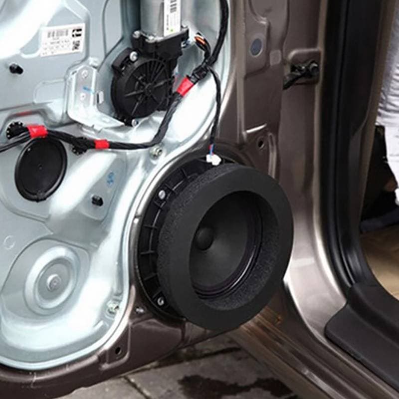 [Luckybaby-t] 1Pc Universal Anel De Alto-Falante Do Carro Almofada Esponja À Prova De Som 6.5 Polegada Isolamento Bons P