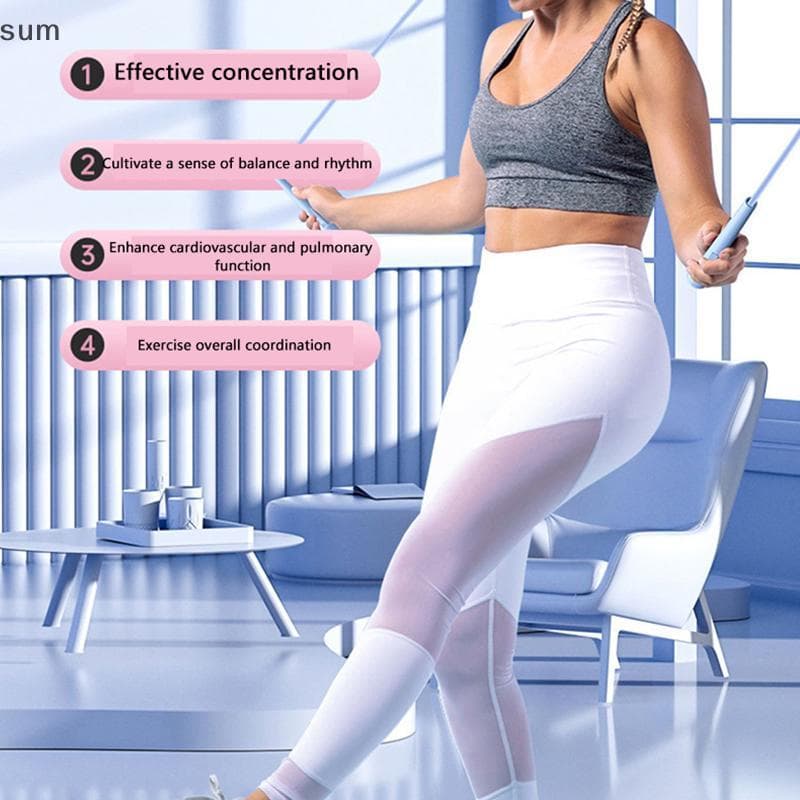 [sum] Corda De Pular Velocidade Para Homens E Mulheres , Adultos , Esportes Infantis , Equipamento De Fitness Portátil ,
