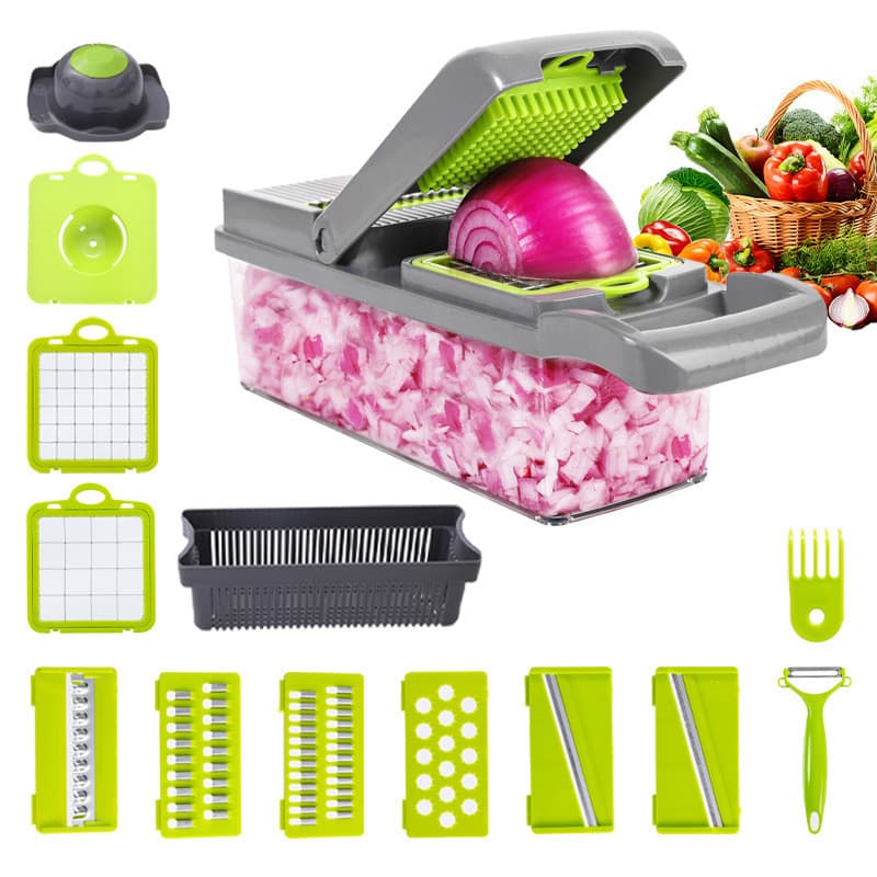 Multifuncional cozinha cortador de legumes ferramenta útil cortador vegetal Slicer ralador batata salada cortador vegeta