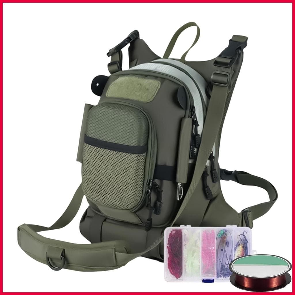 Pacote De Peito Para Pesca Com Mosca , Equipamento De , Bolsa Transportadora De Grande Capacidade Água Salgada , Lago ,