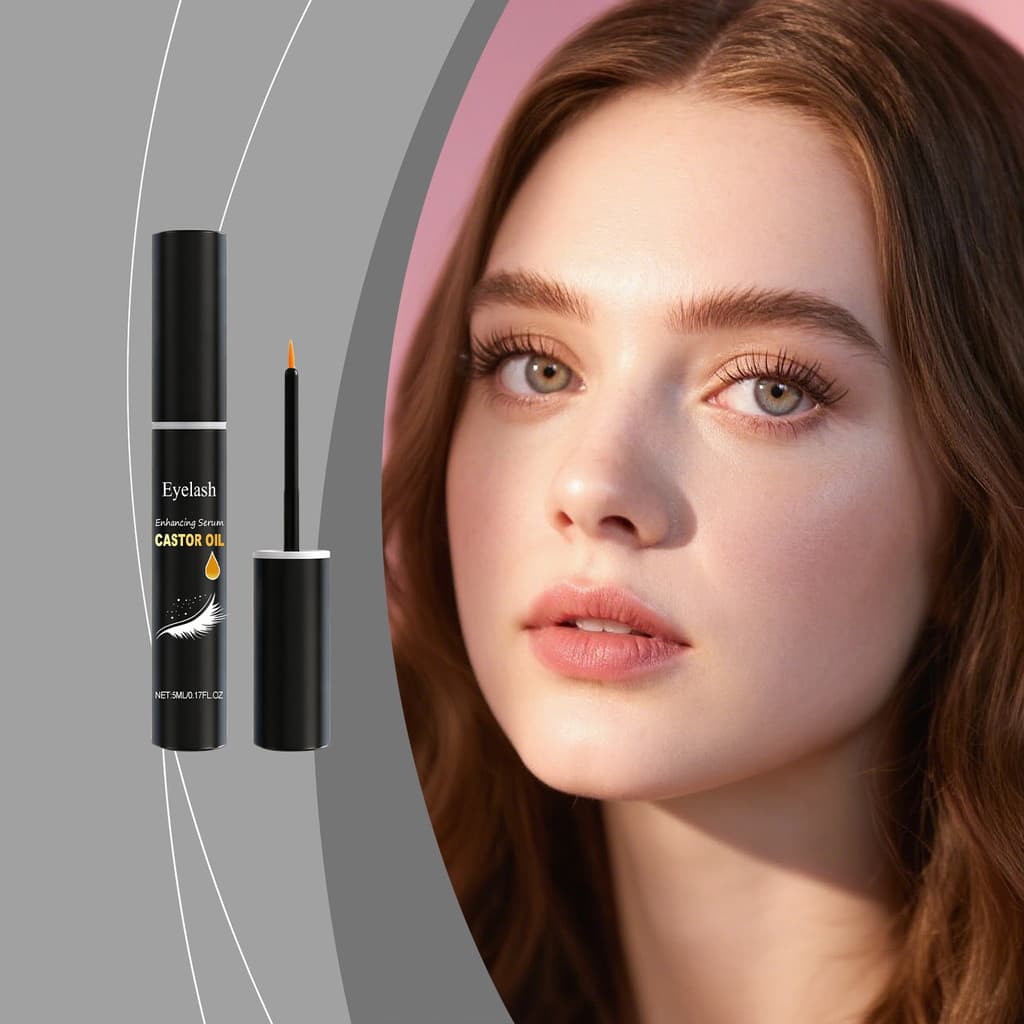 Máscara de cílios: Maquiagem para os olhos com charme natural, que curva e define, é leve e suave, não borra facilmente,