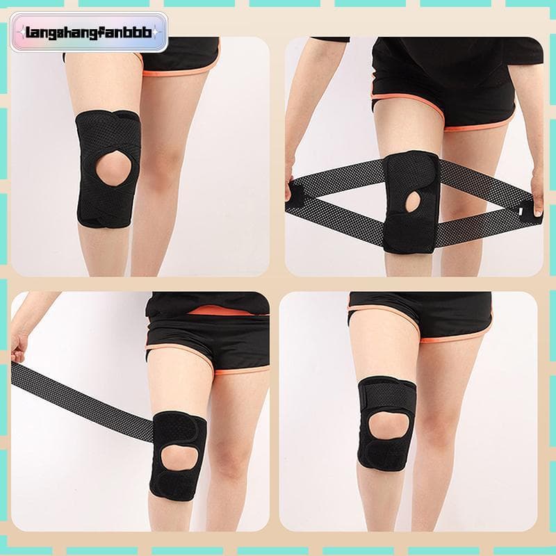 [LANGB] Suporte De Joelho Durável Para Fitness Design Fino E Respirável Gerenciamento De Dores Nas Articulações BR