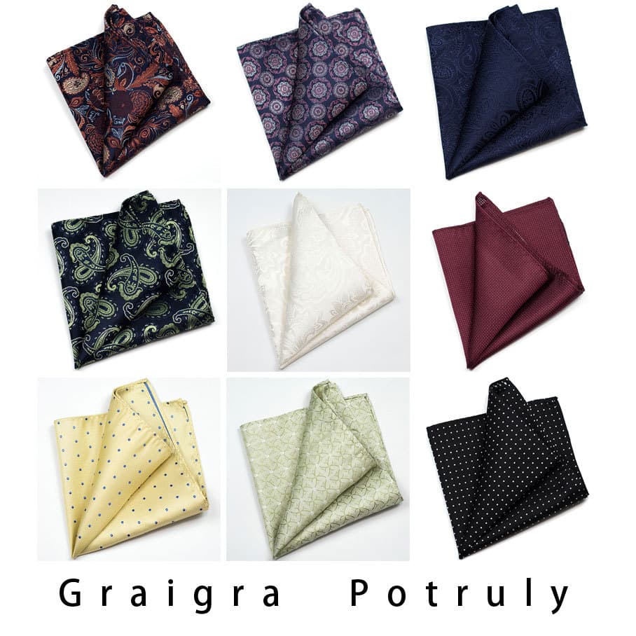 Terno masculino bolso quadrado quadrado lenço quadrado de seda Jacquard camisa lenço terno lenço de peito lenço de seda