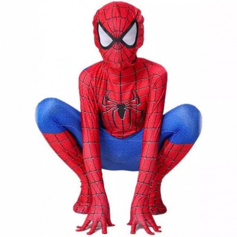 Fantasias de Halloween para adultos e crianças, macacão justo do herói Miles, fantasia de aventura do Homem-Aranha YFV7