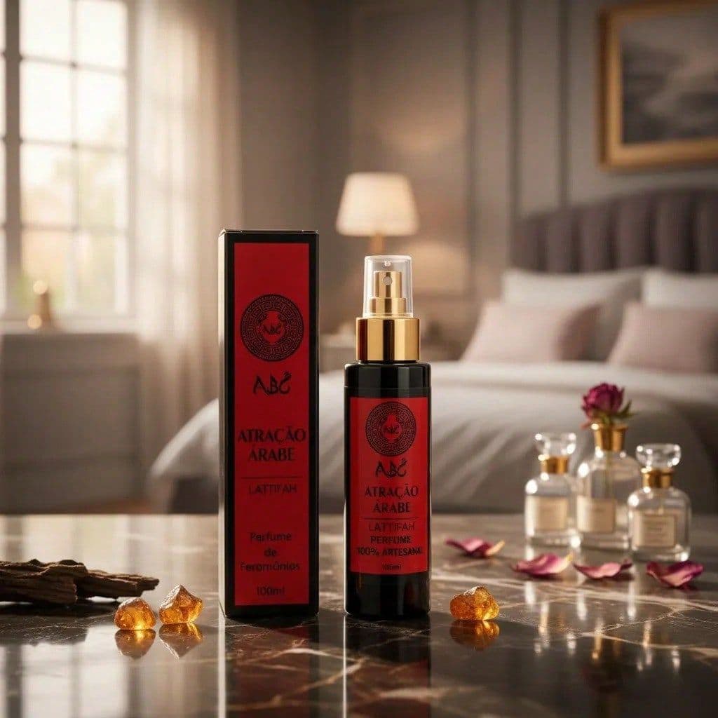 Perfume Árabe Atração  100ml Com Feromônio Masculino
