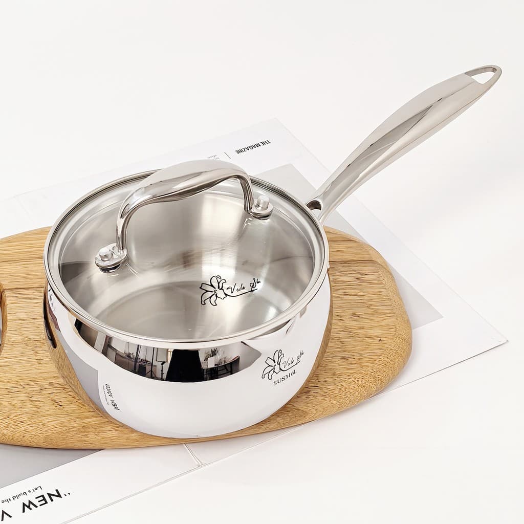 Vileshi 316 Pote de leite de aço inoxidável Suplemento alimentar para bebê Mingau de arroz Mingau de arroz Pasta de arro