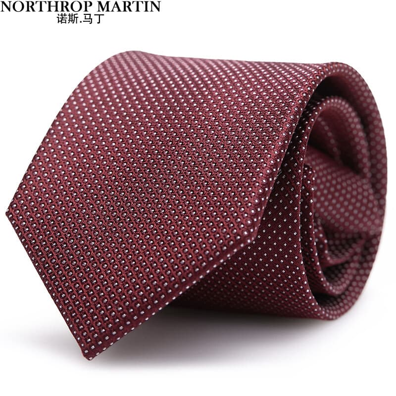 No Martin gravata vermelha masculina seda amoreira zíper fácil de puxar noivo casamento negócios terno Formal