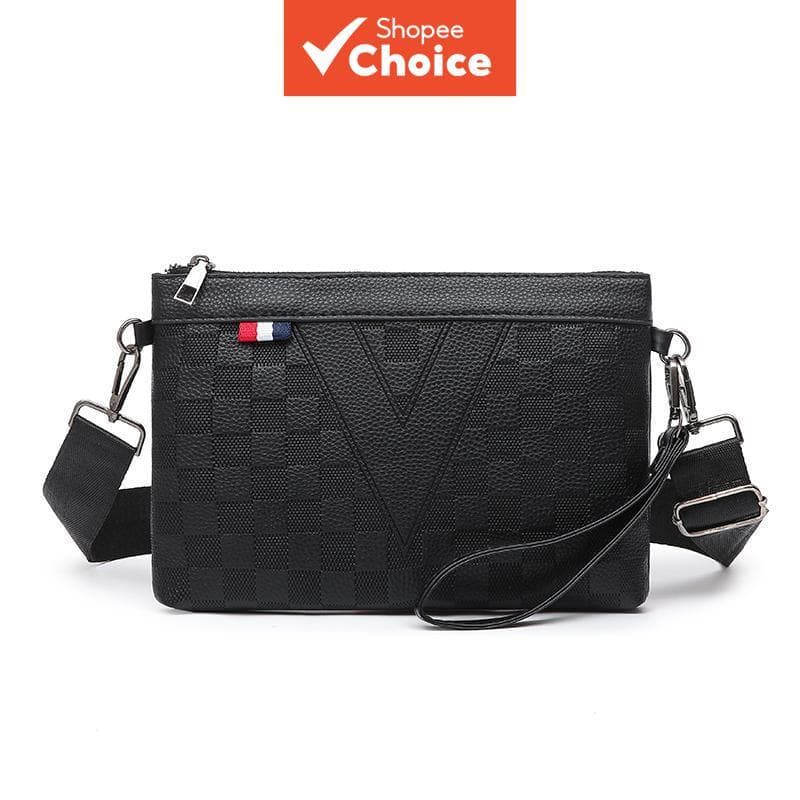 Bolsa tiracolo masculina estilo britânico, bolsa multifuncional de ombro, bolsa masculina de grande capacidade para o