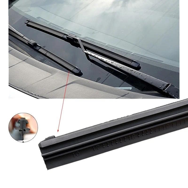 2 Peças Tira De Borracha De Recarga De Limpador 28 " Para Acessórios De Limpadores Honda Freed (Comprimento Pode Ser Cor